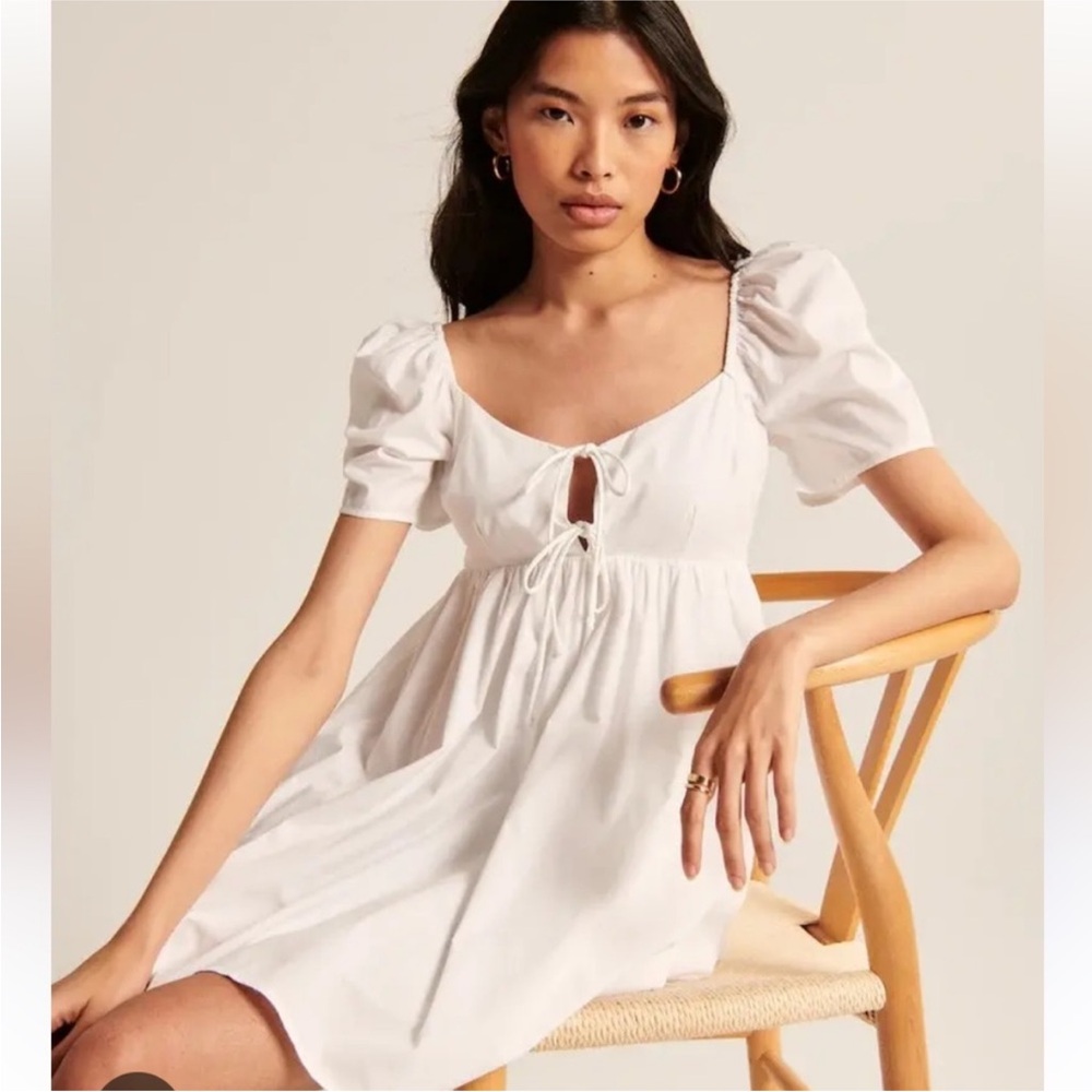 Abercrombie & Fitch White Mini Dress